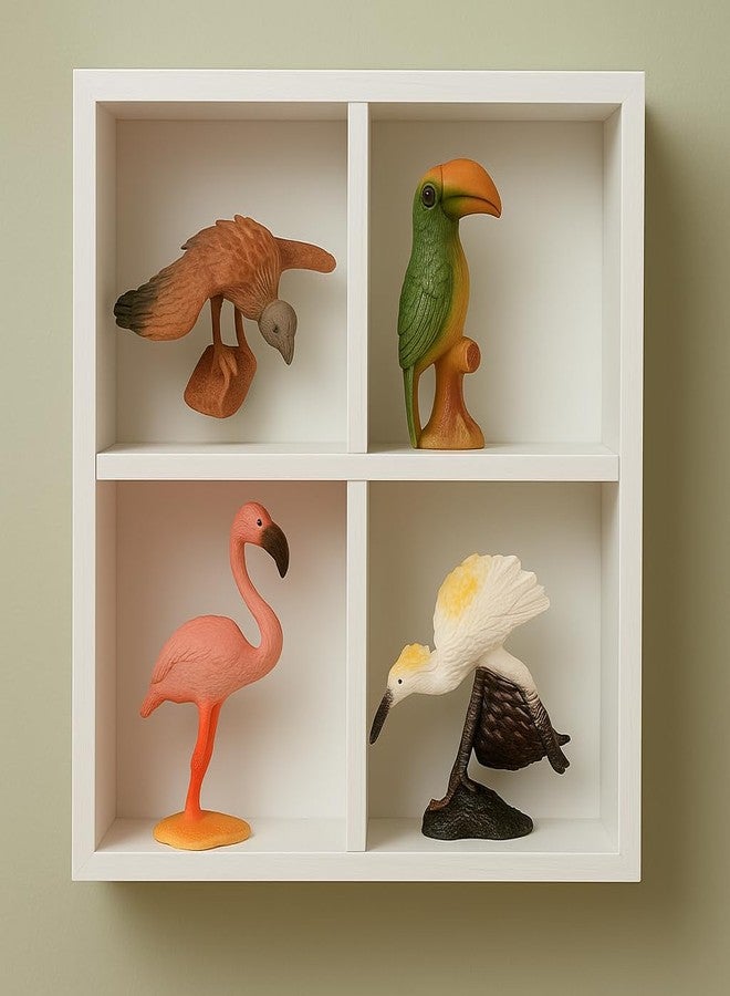 DTR Creation Pack of 6 Bird Figurines | Realistic Wild Bird Toys for Kids | Educational Animal Figures for Boys & Girls | Durable Plastic Miniature Birds for Learning, Projects & Home Décor - Image 3